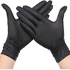 Black Nitrile Disposable Gloves - Latex Free, Powder Free, Exam