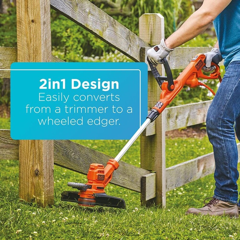 BLACK+DECKER String Trimmer Weed Wacker with Auto Feed Weed Eater,