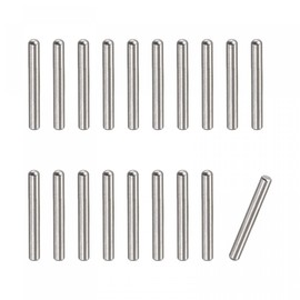 sourcing map 1.8x10mm Dowel Pins, 20pcs 304 Stainless Steel Round Head Flat Chamfered End Dowel Pin Bunk Bed Pins Shelf Pegs Support Shelves Fasten Elements