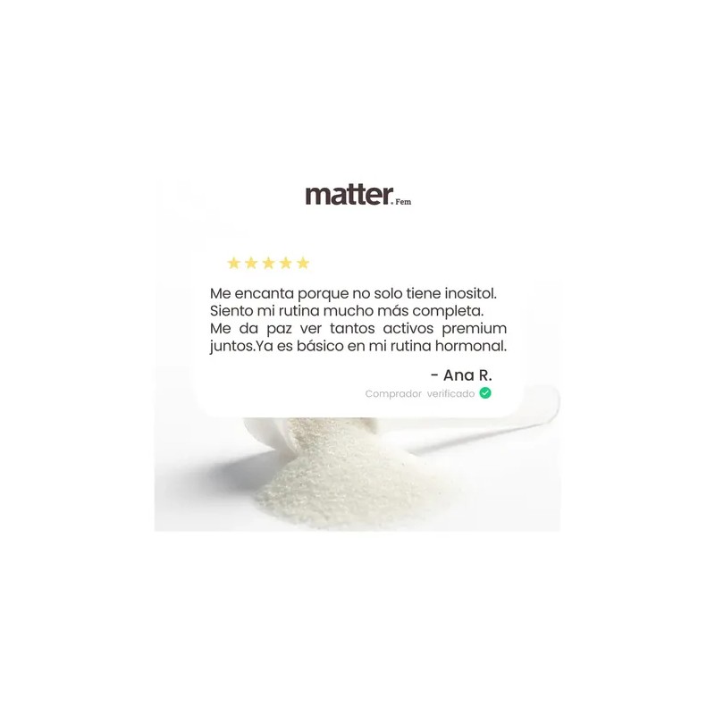 Inositol Polvo Sin Gluten Vegano Sabor Berries 225g Matter Smart