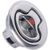 Amarine Made 2" Flush Pull Slam Latch Stainless Steel Round