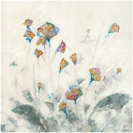 Fine Art Canvas Bloom I Canvas Wall Decor by Artist Scott Brems for Living Room, Bedroom, Bathroom, Kitchen, Office, Bar, Dining & Guest Room - Ready to Hang - 32 in x 32 in