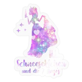 Spreadshirt Snowflake and the Seven Hugos JGA Stickers Max. 10 x 10 cm 10 x 10 cm Glossy Transparent