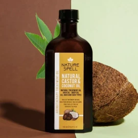 NATURE SPELL Aceite De Coco Y Ricino Para Piel Y Cabello Nature Spell