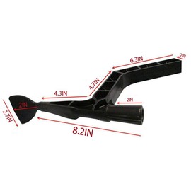 Gutter Cleaning Tool, Roof Gutters Cleaning Shovel and Claw, Leaves Cleaning Tools for Garden, Ditch, Villas, Townhouse, Sewer, Can be Used for House Gutter Cleaning (X-Large)