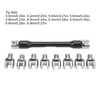 Motorcycle Spoke Wrench Set Spoke Spanner Kit with 10 Interchangeable