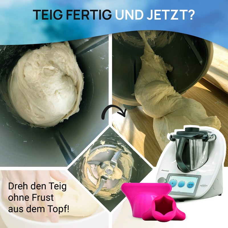 mix-slider Thermomix-Compatible Dough Flower, Dough Remover Accessory For Vorwerk TM5