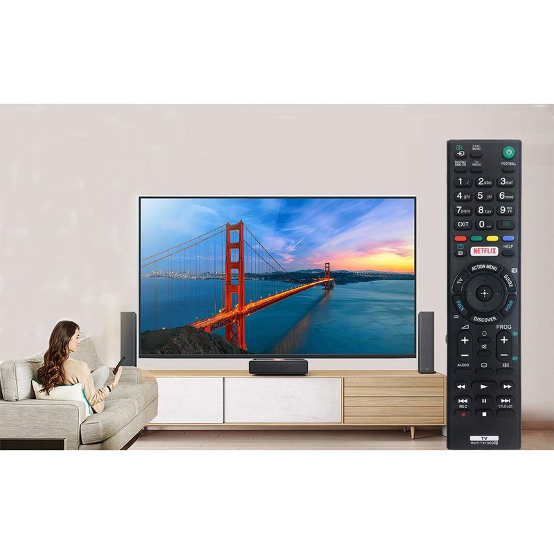 Replacement Remote Control Sony RMT-TX100D for Sony TV Compatible with