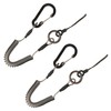 JOLIRSBOX Curl Cord Strap, Stainless Steel Wire, Strong Coil Strap,