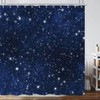 Space Shower Curtain Starry Night Star Sky Shower Curtain Bathroom
