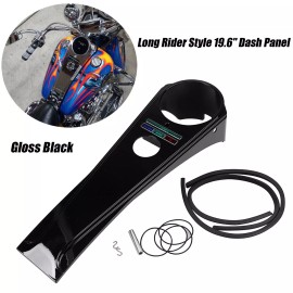 Unbranded Long Rider Style Dash Panel For Harley Low Glide Dyna Wide Glide FXDWG Low Rider