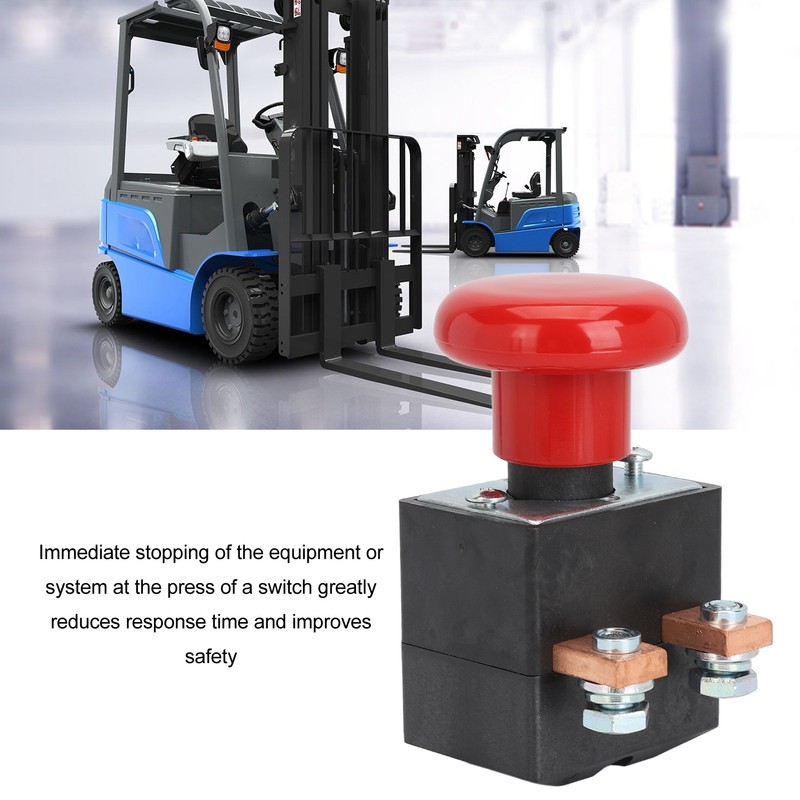 Emergency Push Button Switch DC80V Reliable Emergency Stop Switch Replacement