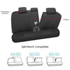 VarCozy Car Seat Covers Full Set, Front & Split Rear