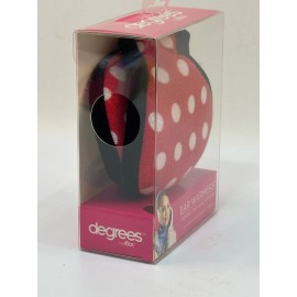 180s Degrees by 180s Polka Dot Ear Warmers New in Package