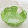 Ceramic Bunny Cabbage Bowl Fruit Salad Bowl Easter Rabbit Food