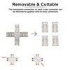 ENQIMAOYI LED Strip Connector 6 Pieces 2-Pin L Connector, 4