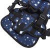 Toddler Car Seat Insert Bear Pattern Heighten Adjustable Fixing Straps