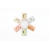 Seifen-Set mit pflanzlichen Ölen, Duft Aloe/Olive/Lavendel/Mandel/Mosqueta/Argan – 6 Stück
