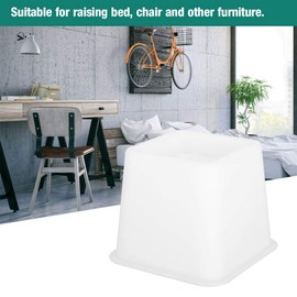 Furniture raiser, bed raiser, furniture raiser, table raiser, elephant foot, bed riser