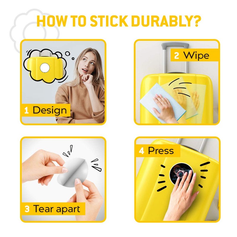 Vinyl Stickers (Set of 2) 7.5cm - ATIC Particles Science