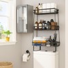 ShellKingdom Over The Toilet Storage Shelf, 3 Tier Toilet Paper