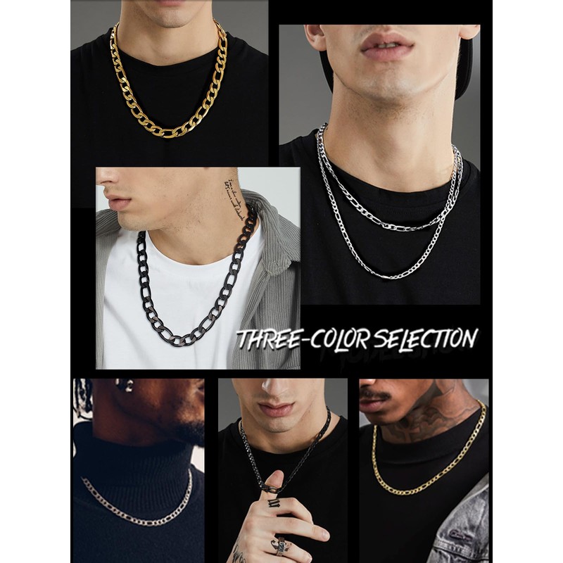 Boys Hip Hop Chain Stainless Steel Neck Chains for Men