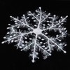 6 Piece White Snowflakes Christmas Decorations Supplies Hanging Ornaments