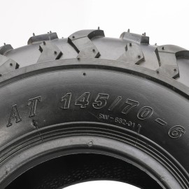 Unbranded 4pc 6" 145/70-6 Tire & Tube FOR 50cc 70 90 110cc Chinese ATV QUAD Bike Go Kart