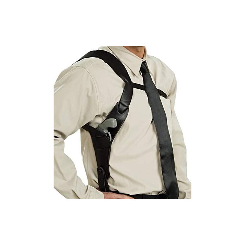 Rubies Costume Shoulder Holster, Black, One Size