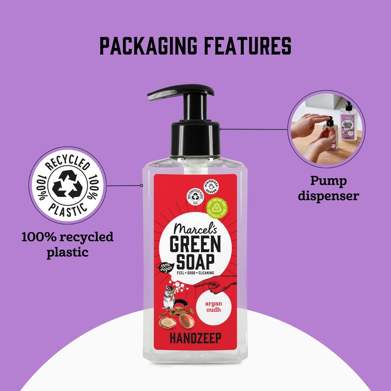 Marcel's Green Soap - Argan & Oudh Hand Soap -