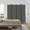 MAYOLIAH 4 Panel Room Divider Screen 6Ft Tall Foldable Privacy