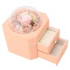 Forever Flower Double Drawer Octangle Gift Jewelry Packaging Storage Jewelry