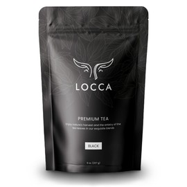Locca Premium Black Tea Leave | Exceptional Black Tea Flavor, Perfect for Boba, Bubble, and Milk Tea | Available in Bulk for Tea Enthusiasts and Stores Cafes - 8oz (227g)