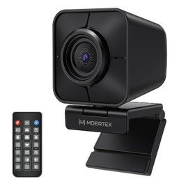 4K Webcam for PC, PDAF Streaming Camera with Dual Noise-reducing Mics, Fast Auto Focus, Auto Light Correction, 5x Zoom, 8MP USB Webcam with Privacy Cover, Plug and Play, for Switch 2/ Zoom/Teams/Meet