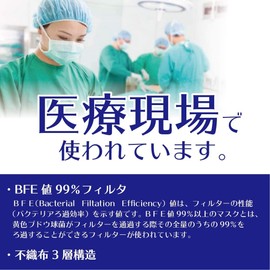 [竹虎] サージマスクTC バリアレベル3 50枚入 3箱セット (ホワイト)