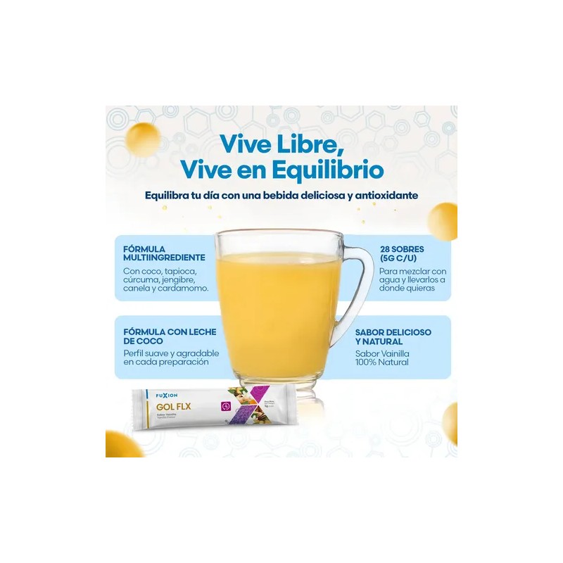 Fuxion | Golden Flx | Té De Especias Con Coco