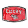 Thanksgiving Cocky Belt Buckle Western Cowboy Cowgirl Motorcyclist (CKY-01), Red,