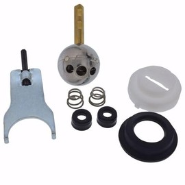 Jones Stephens Complete Faucet Repair Kit, Ball Style, for Delta/Delex and Peerless, 2" / 5.1 cm