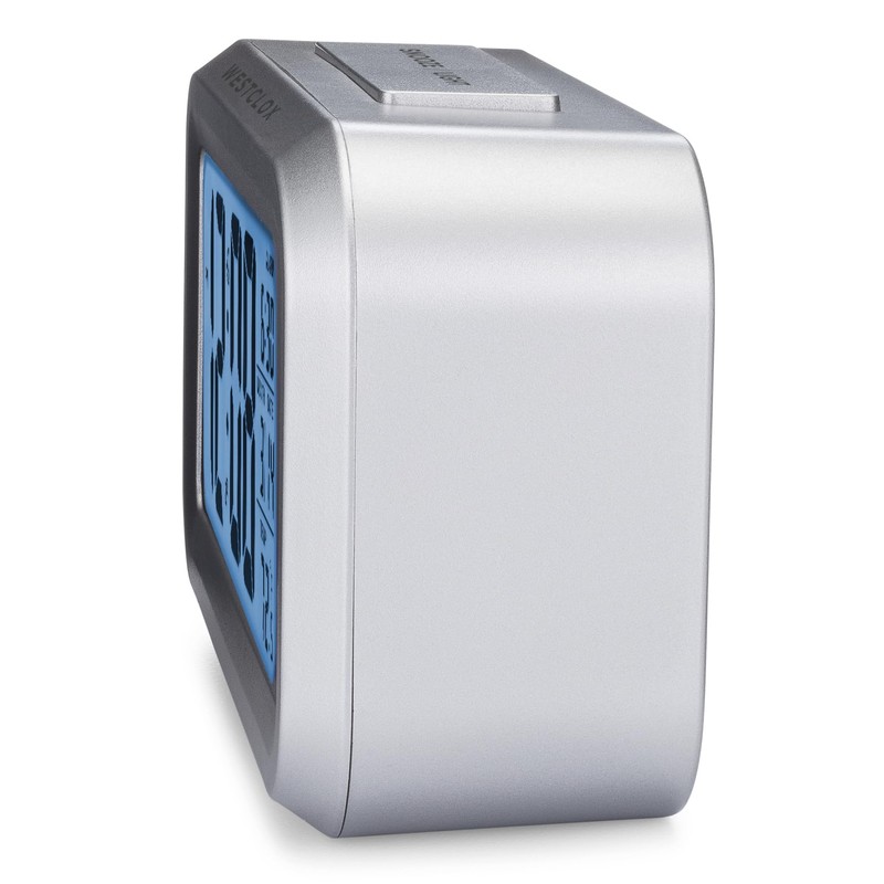 Westclox Alarm Clock with Large Digital Display and Blue Backlight