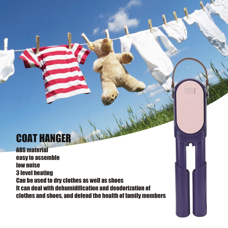 Coat Hanger for Elder Low Noise Foldable Mini Dryer 3