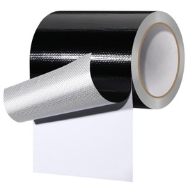 PACKKA Tent Repair Tape RV Awning Repair Tape, Tent Repair Kit Waterproof Tenacious Adhesive Tape for Fabric, Awning, RV Roof, Tarp, Tent, Sail and Boat Cover (Black, 5inch×25FT)