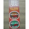 RED SEAL SNUFF DOUBLE SIDED CARDBOARD STOCK SIGN 16X6"