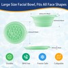 Large Bowl for Face Ice Bath, Foldable Facial Ice Bath