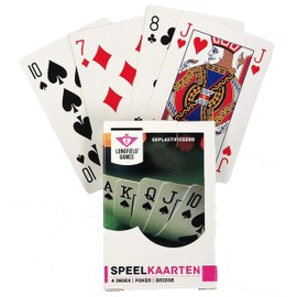 Longfield 4 indeces playing cards single deck