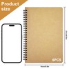 TAOBWN 6 Pack A5 Lined Notebook 120 Pages/60 Sheets Wirebound