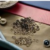 10Mm 100Sets Eyelet Grommets Setting Tool, Bronze Black Gold Round