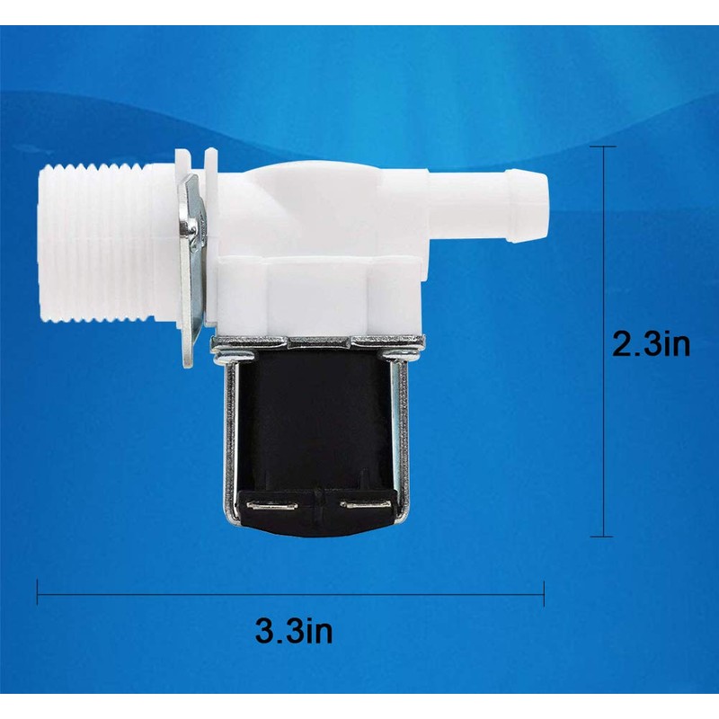 Beduan Water Solenoid Valve, AC 110V 3/4" Male to 1/2"