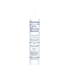Dynatex 143384 Industrial Grade Silicone Sealant, Aluminum, Marine Caulk, 300ml Cartridge - Bonds, Seals, Protects - Waterproof, Weatherproof, Thermally and Electrically Insulating