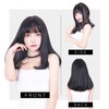 TefuRe C-8272-BkPp Medium Semi-Long Wig Bangs Wig