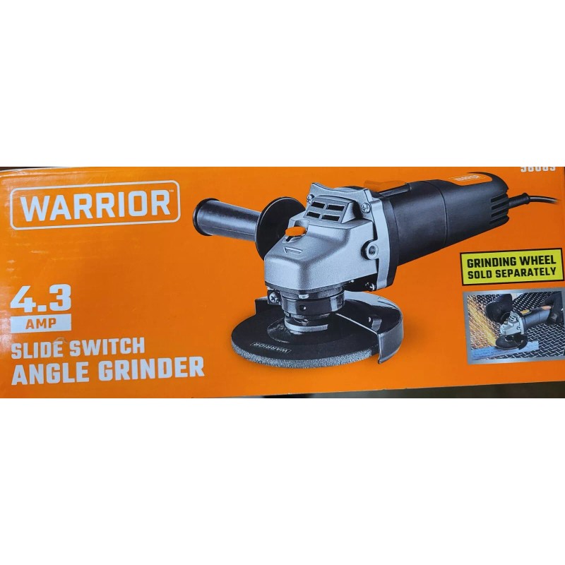 warrior 4-1/2 In Warrior Angle Grinder With Slide Switch 4.3